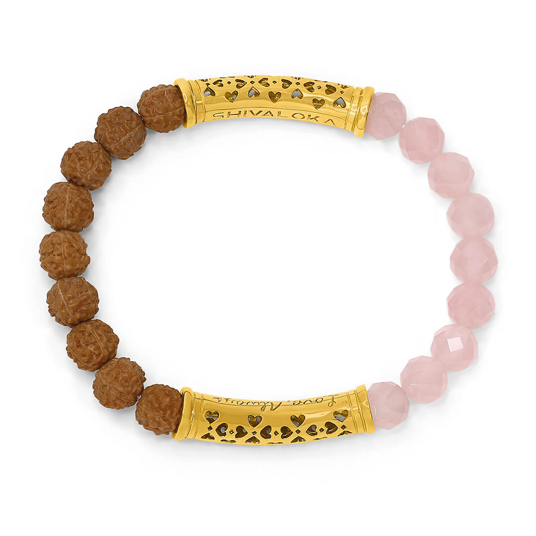 Lavanya Rose Quartz (goldbrass) 2