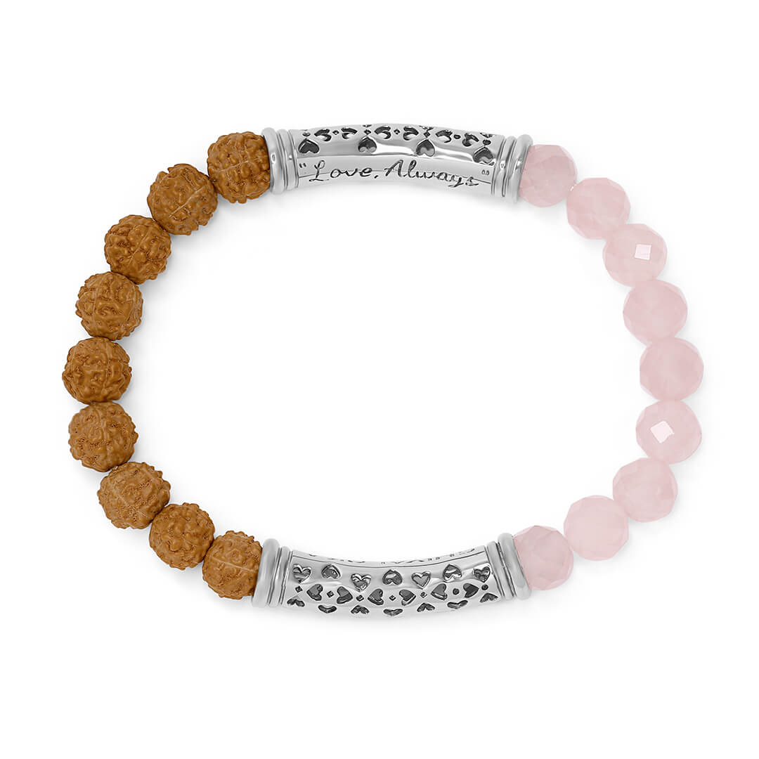 Lavanya Rose Quartz (silverbrass) 1