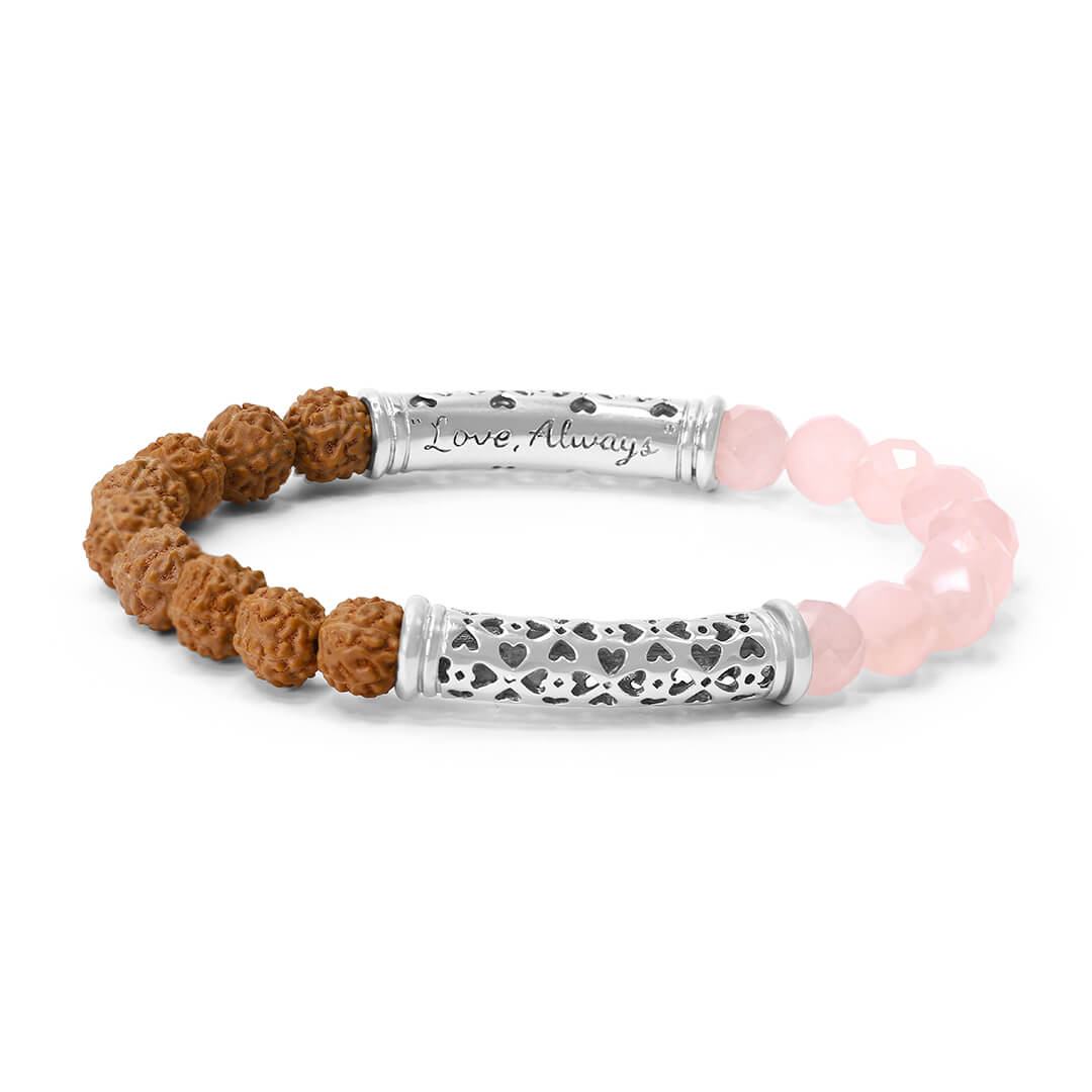 Lavanya Rose Quartz (silverbrass) 2