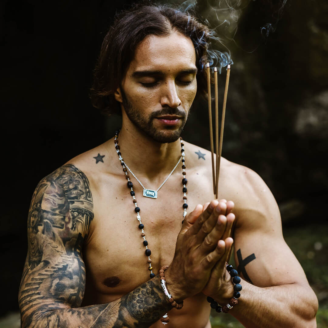 Om Namah Shivaya Rudraksha (silver) 2