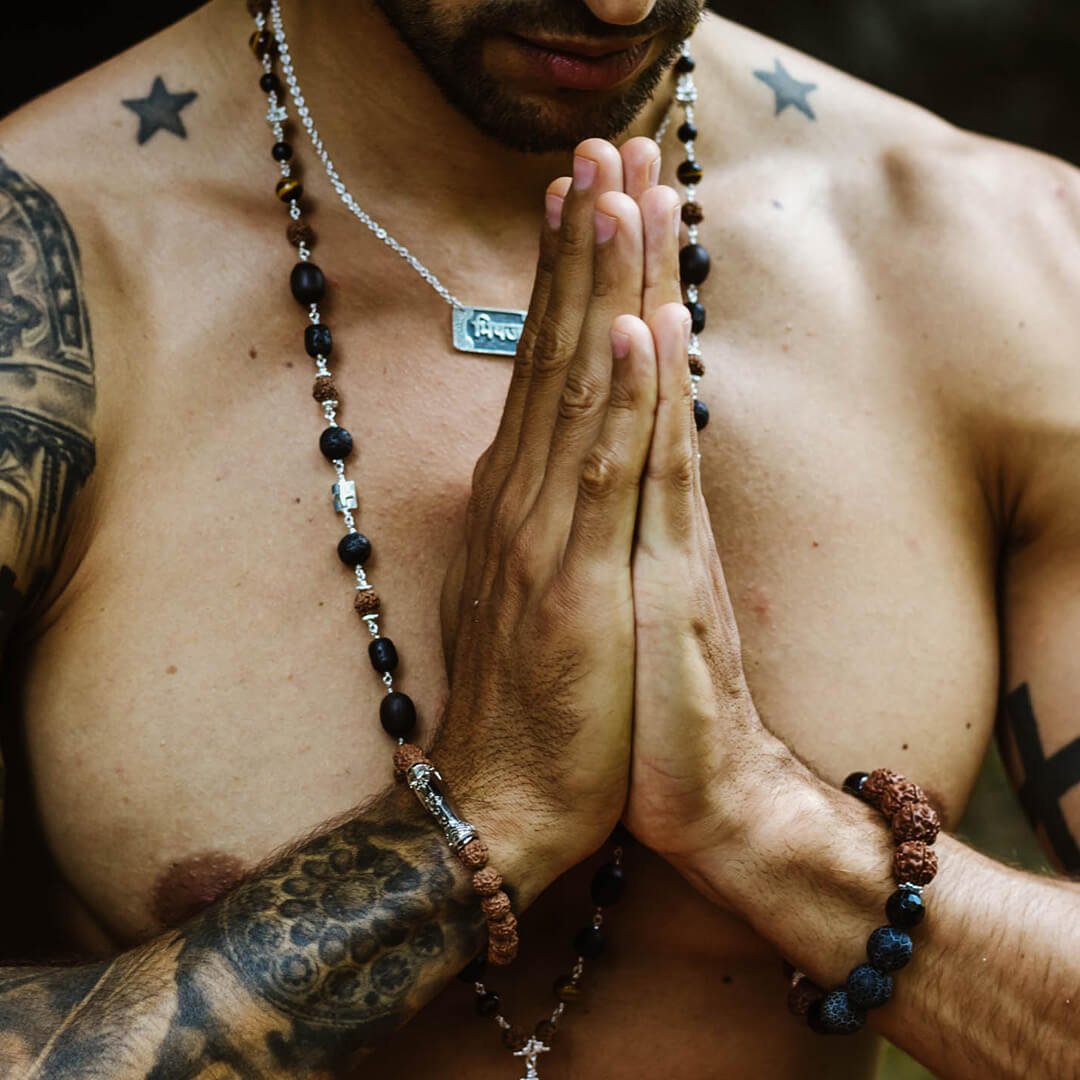 Om Namah Shivaya Rudraksha (silver) 3