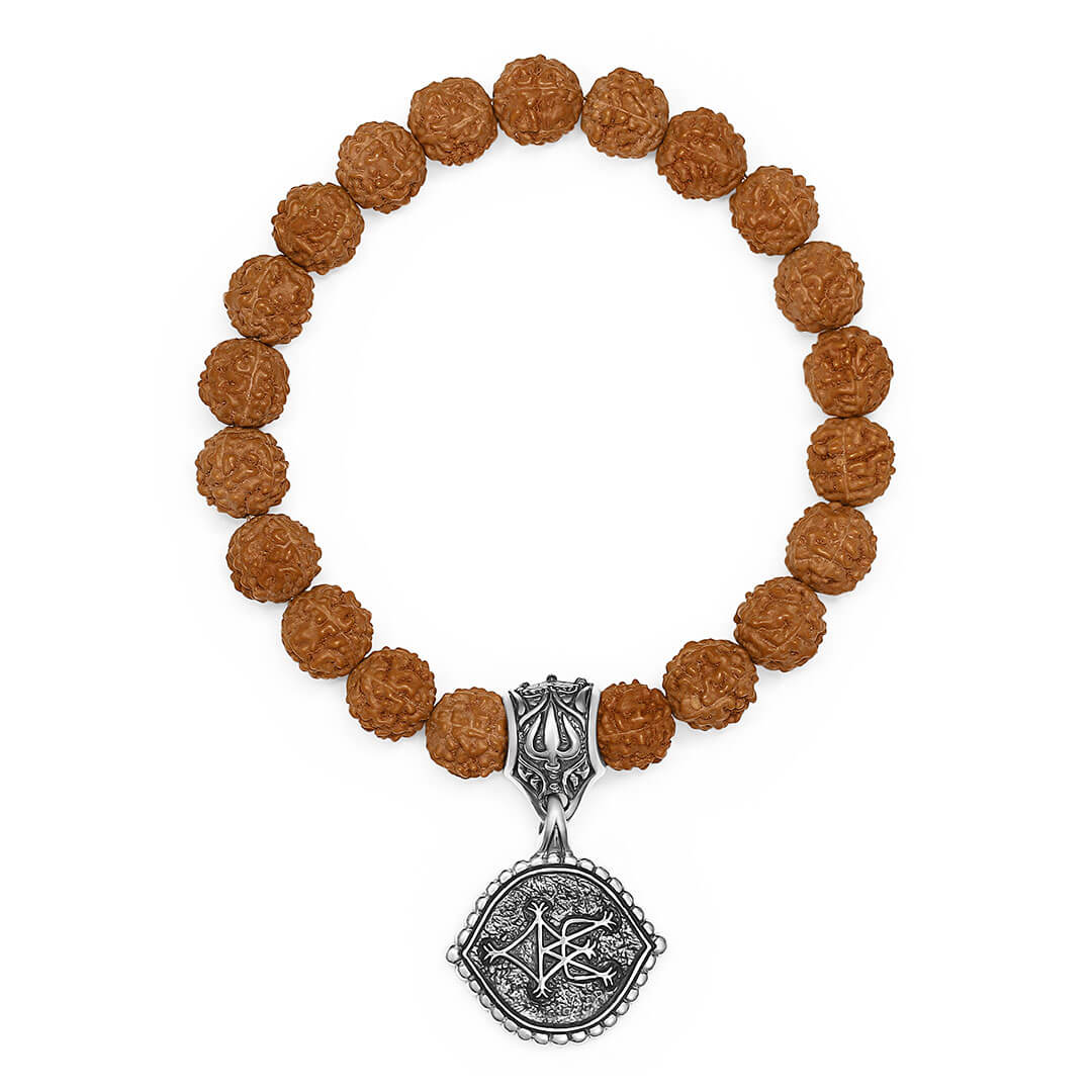 Shiva-Third-Eye—Rudraksha-Bracelet-(silver)-1