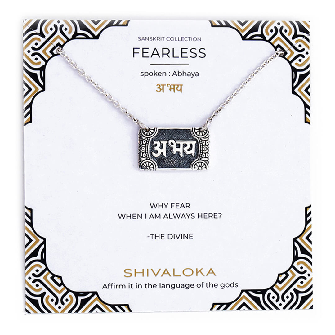 Fearless Power Mantra Necklace 3