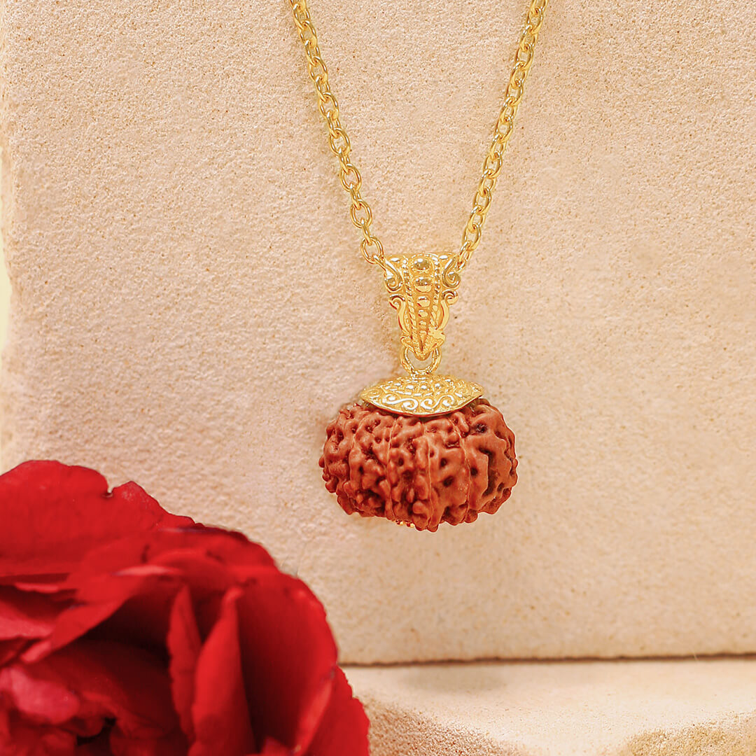 13 mukhi (gold) 3