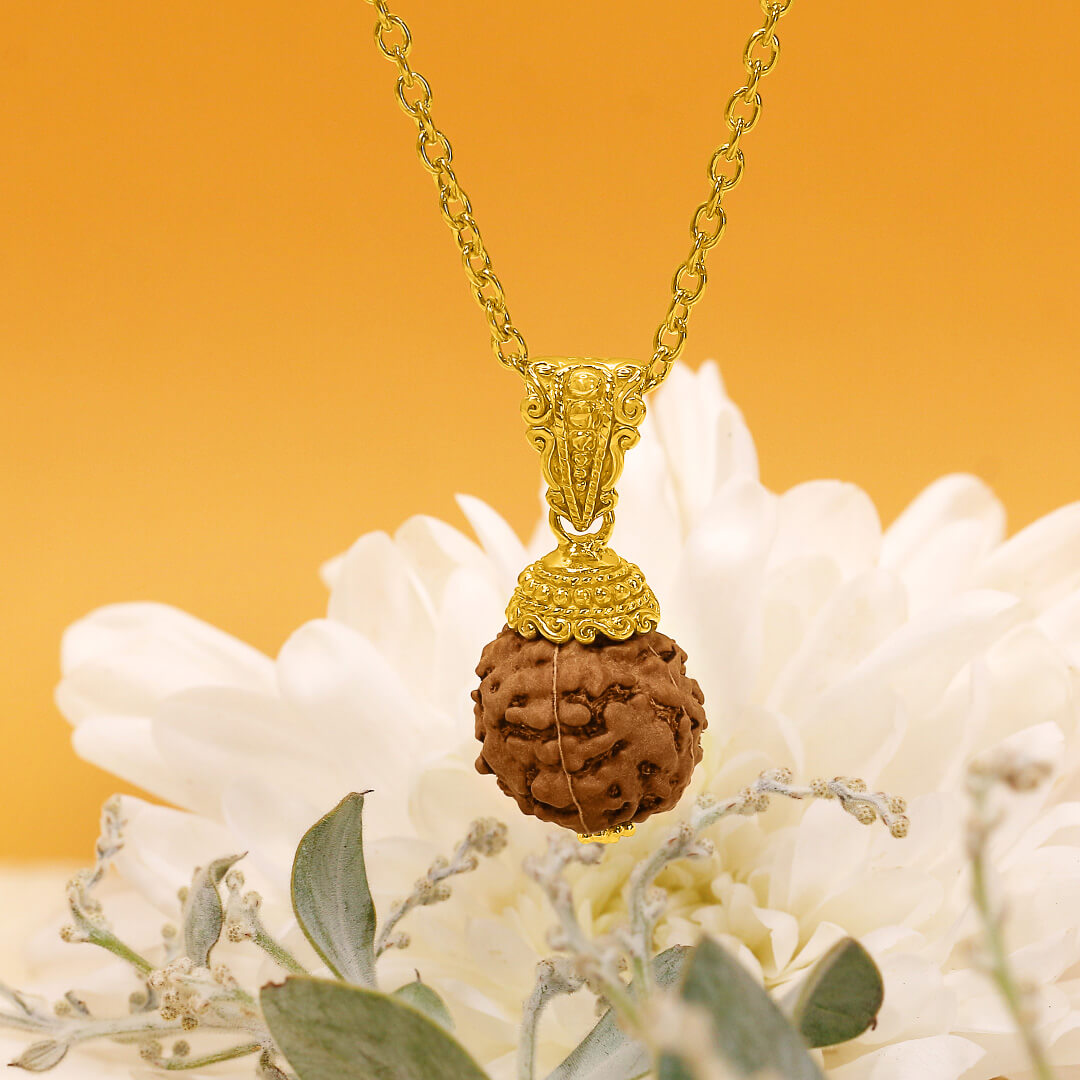 4 mukhi (gold) 3