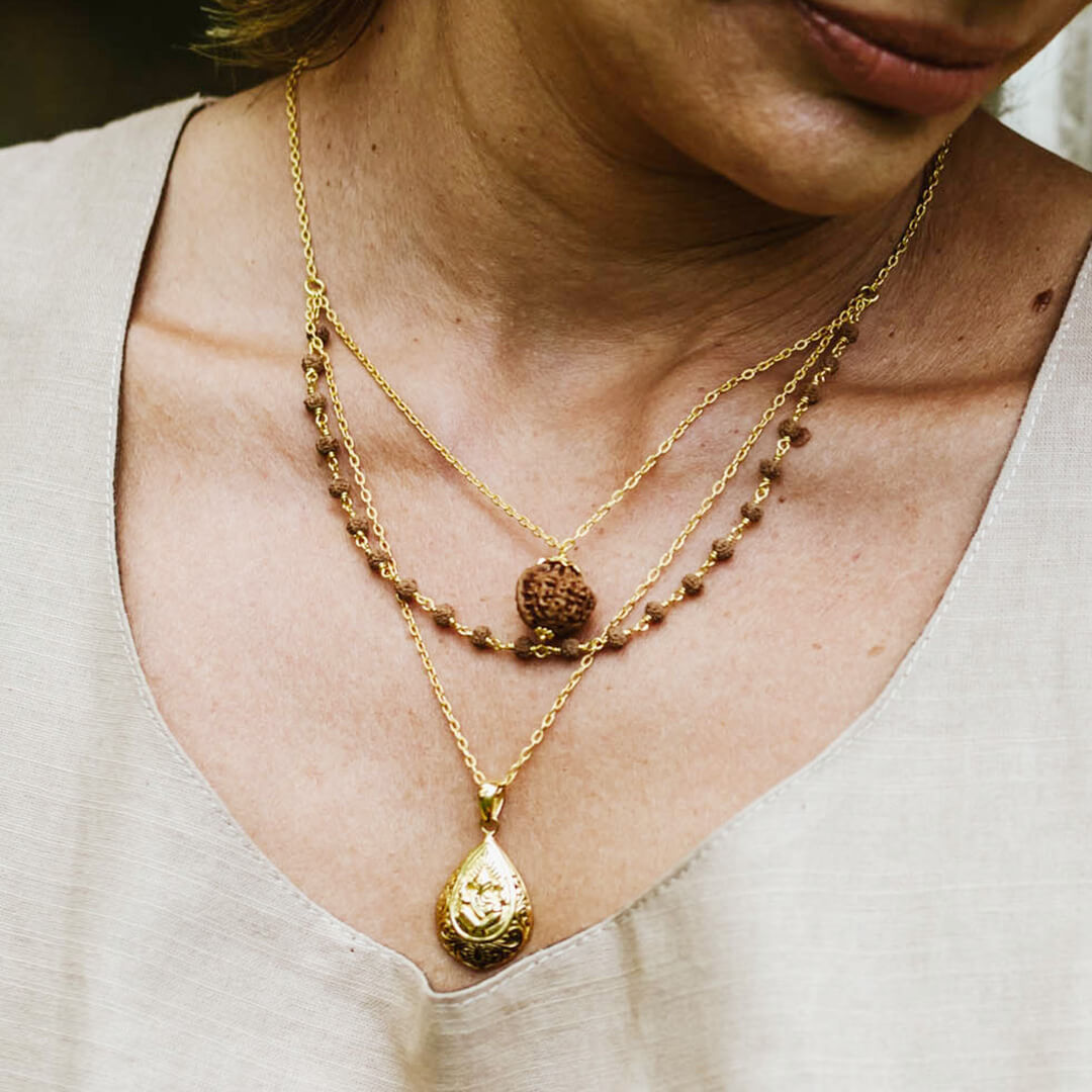 Muktidaya Rudraksha gold 5