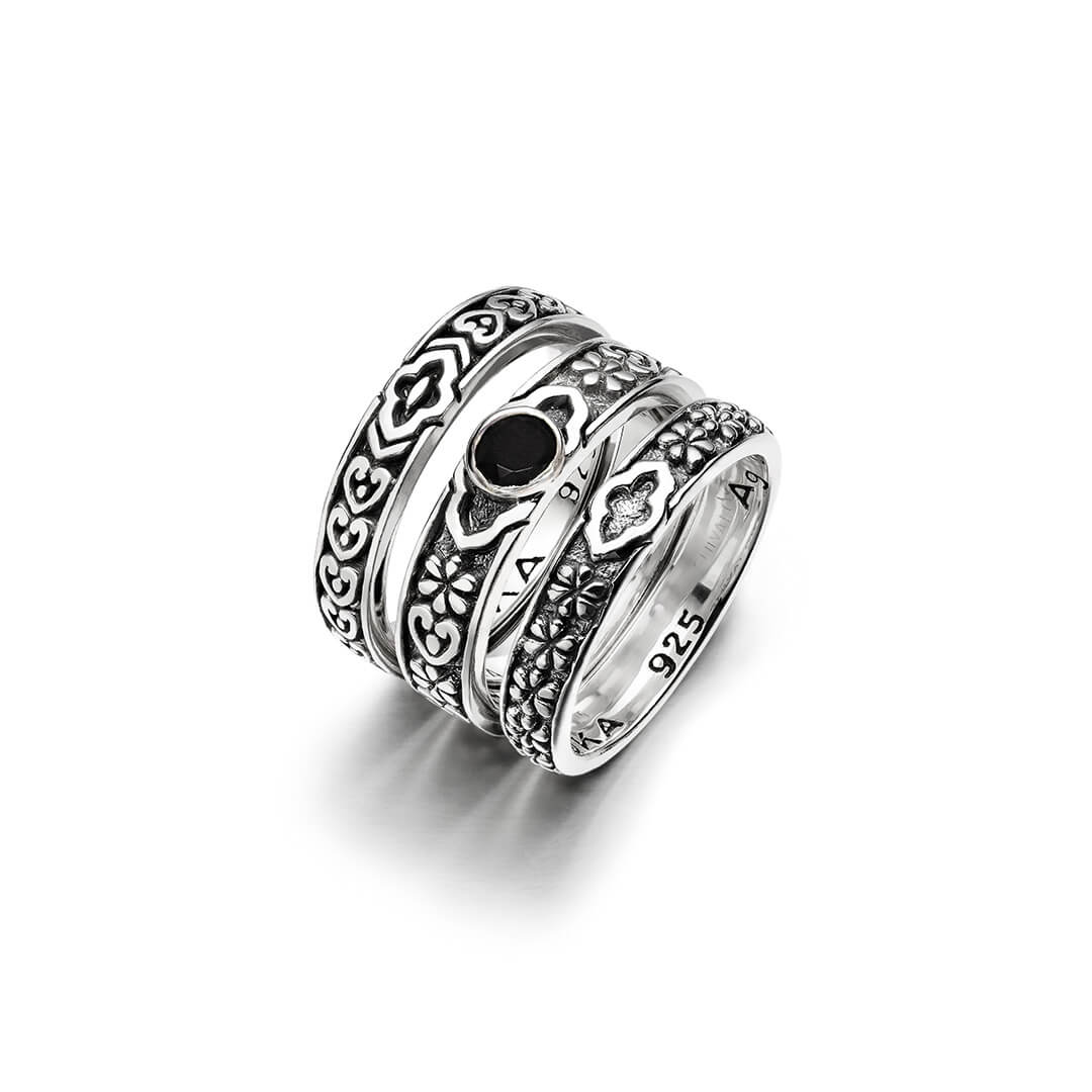 Ajna Onyx silver