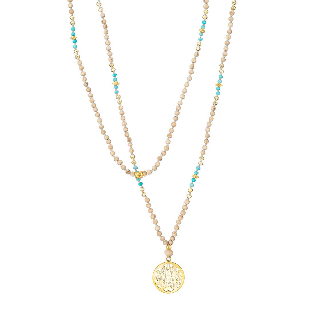 Tulsi Tree of Life Turquoise 1
