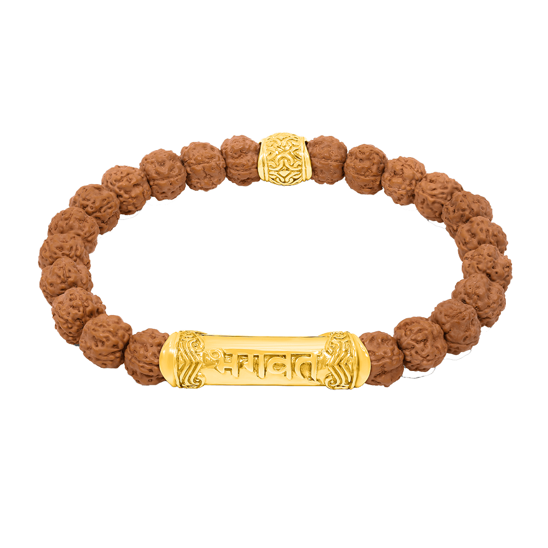 Blessed Rudraksha gold
